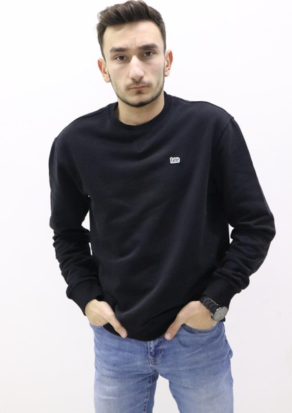 L81IRY01 Erkek Siyah Bisiklet Yaka Sweat fiyatları