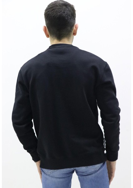 L81IRY01 Erkek Siyah Bisiklet Yaka Sweat indirimleri