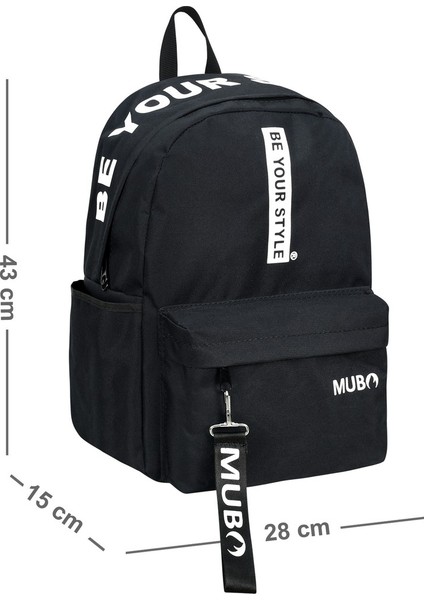 Mubo Bez Sırt Çantası Günlük Büyük Boy Okul Çanta