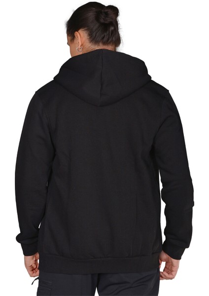 Imola - Erkek Siyah Pamuklu Tam Fermuarlı Spor Sweatshirt - DDTAM1050049 modelleri