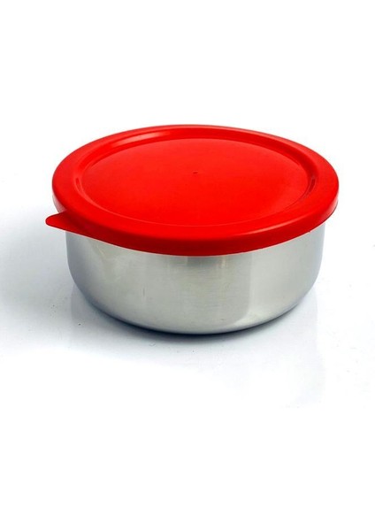 Kapaklı Paslanmaz Çelik Saklama Kabı 900CC