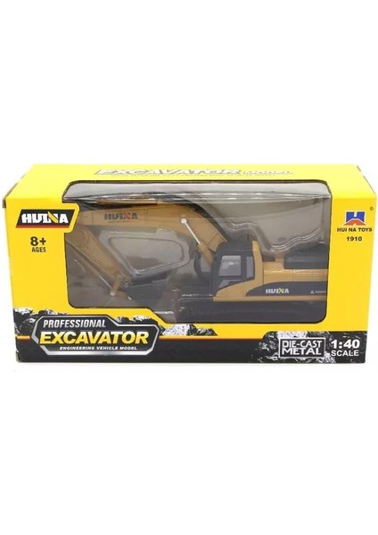 Huına 1/40 Yüksek Kalite Ekskavatör Kepçe Kazıcı 1910 Sergilemeye Hazır Diecast Metal Iş Makinası ( Kumandalı Değildir ) fırsatları