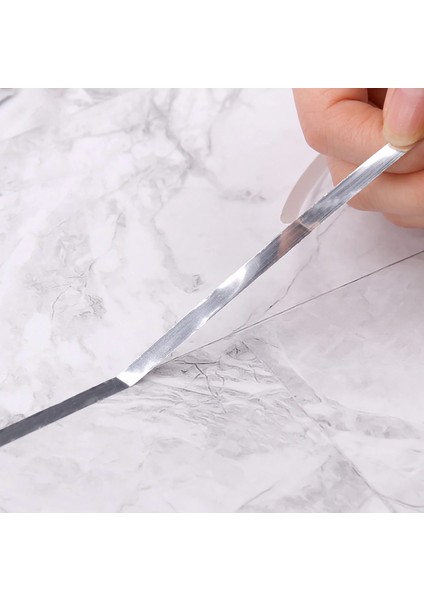 Fayans Arası Şerit Bant Kendinden Yapışkanlı Derz Bandı 50 M 0.5 cm Gümüş Renk