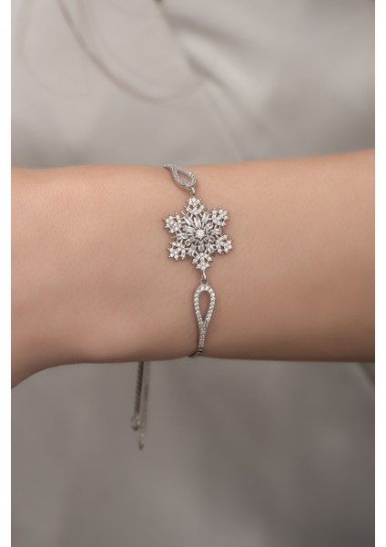 925 Ayar Gümüş Asansörlü Kelepçe Kartanesi Bileklik