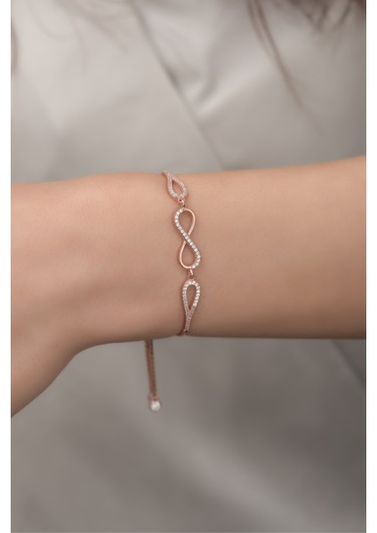 925 Ayar Gümüş Asansörlü Kelepçe Sonsuzluk Bileklik fiyatları