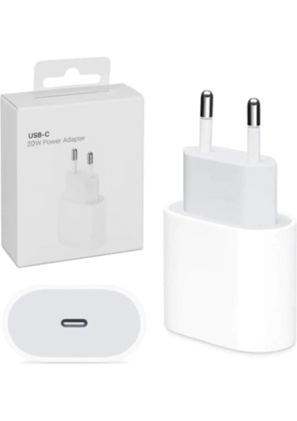 Yeni Nesil Type-C Girişli Iphone 7 8 x 11 12 Uyumlu 20W Hızlı Şarj Adaptörü