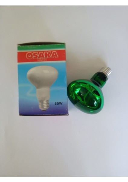 Osaka Infradet Isıtıcı Ampül R80 Yeşil 60W 240 V (E27) fiyatları