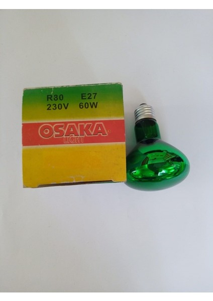 Osaka Infradet Isıtıcı Ampül R80 Yeşil 60W 240 V (E27) modelleri