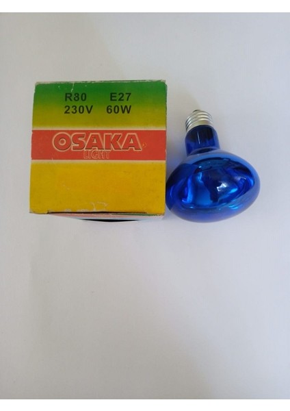 Osaka Infradet Isıtıcı Ampül R80 Mavi 60W 240 V