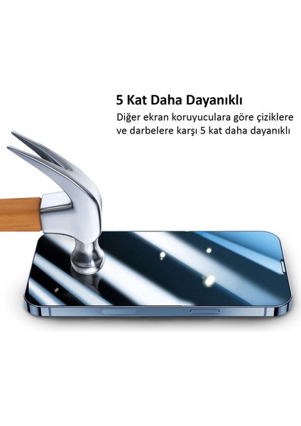 Apple iPhone 14 Pro Max Kırılmaz Cam 5d Premium Safir Curve Tam Kaplayan Kavisli Ekran Koruyucu