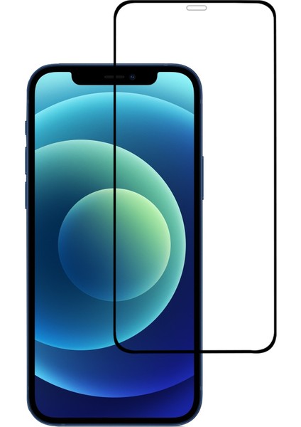 Apple iPhone 12 Kırılmaz Cam 5d Premium Safir Curve Tam Kaplayan Kavisli Ekran Koruyucu