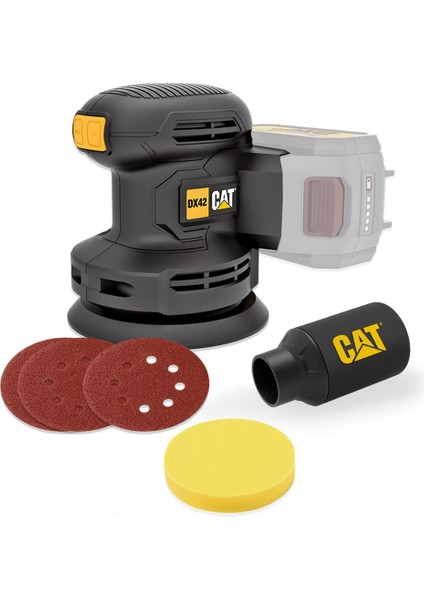 Dx42b 18volt 125mm Profesyonel Devir Ayarlı Eksantrik Zımpara (Akü Dahil Değildir)