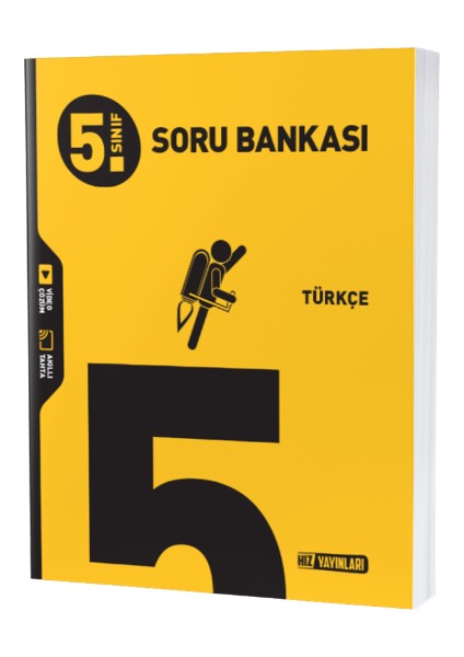 Hız Yayınları 5. Sınıf Türkçe Soru Bankası 5 Soru Bankası