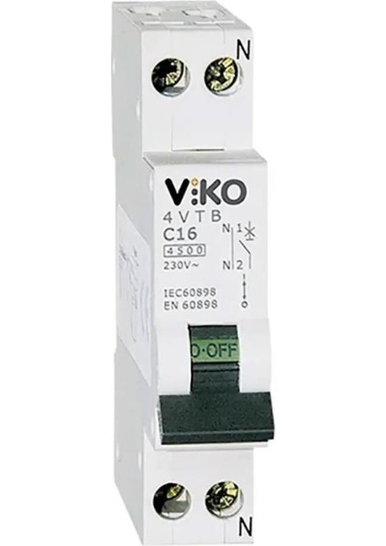 Viko Panasonic 1X32A B Tipi 4.5ka Otomatik Sigorta 4VTB-1B32