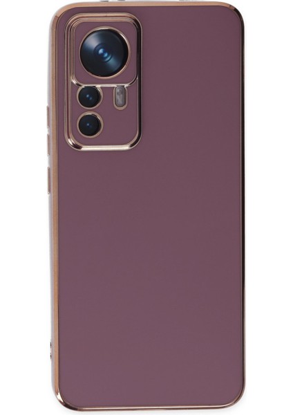 Xiaomi 12T Pro Kılıf Bark Parlak Kenarlı Silikon