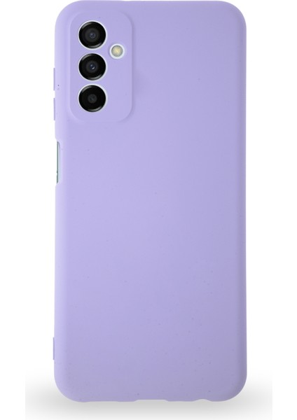Samsung Galaxy M23 ile Uyumlu Kapak Içi Kadife Kamera Korumalı Lansman Silikon ile Uyumlu Kılıf - Lila
