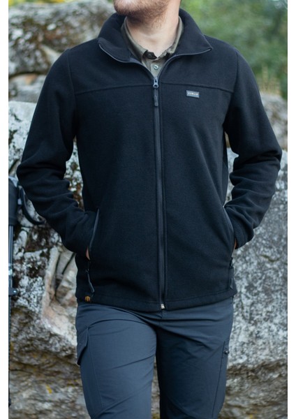 Tam Fermuarlı Polar Hırka Siyah fiyatları