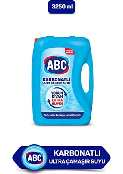 Karbonatlı Ultra Yoğun 3.25 L Çamaşır Suyu (1 x 3250 Ml) fiyatları
