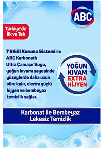 Karbonatlı Ultra Yoğun 3.25 L Çamaşır Suyu (1 x 3250 Ml) modelleri