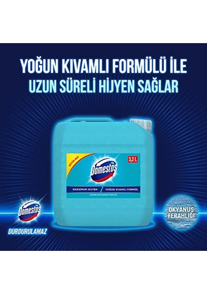 Okyanus Ferahlığı Çamaşır Suyu (3240 Ml)