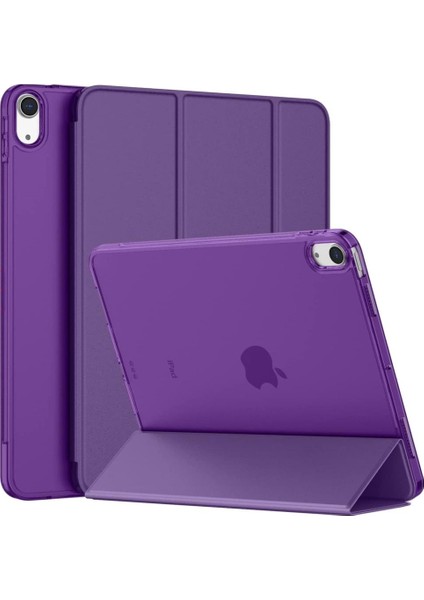 Apple iPad 10. Nesil 10.9" Kılıf PU Deri Smart Standlı Case A2696 A2757 A2777