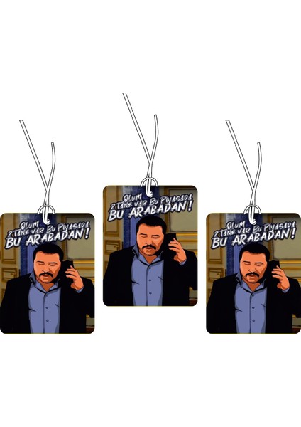 Jethızında 3'lü Set Kolpaçino Galerici Şahin Özel Kesim Yoğun Esanslı Oto Kokusu