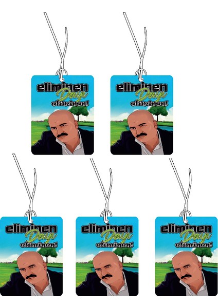 Jethızında 5'li Set Kolpaçino (Eliminen Dayı Eliminen) Özel Kesim Yoğun Esanslı Oto Kokusu