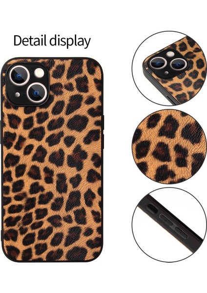 iPhone 14 Pu Deri Derili Şok Geçirmez Telefon Kılıfı Yumuşak Tpu Sabit Pc Hibrit Kamera Koruma Kapağı (Yurt Dışından) indirimleri