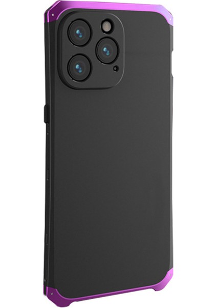 iPhone 14 Pro 3 Parçalı Tasarım Hibrit Telefon Kılıfı Ağır Hizmet Koruma Pc+Metal Şok Geçirmez Zırh Kapağı (Yurt Dışından) fiyatları