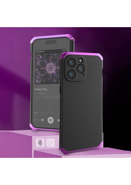 iPhone 14 Pro 3 Parçalı Tasarım Hibrit Telefon Kılıfı Ağır Hizmet Koruma Pc+Metal Şok Geçirmez Zırh Kapağı (Yurt Dışından) indirimleri
