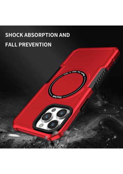 iPhone 14 Pro Max Için Manyetik Telefon Kılıfı Kamera Lens Çerçeve Tasarımı Pc + Tpu Çift Katman Koruma Kapağı Magsafe ile Uyumlu (Yurt Dışından) fiyatları