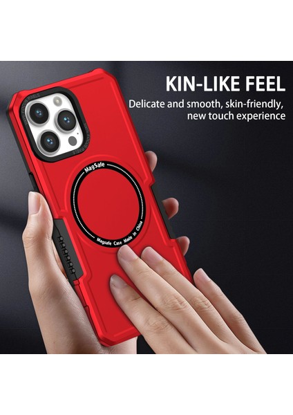 iPhone 14 Pro Max Için Manyetik Telefon Kılıfı Kamera Lens Çerçeve Tasarımı Pc + Tpu Çift Katman Koruma Kapağı Magsafe ile Uyumlu (Yurt Dışından) fırsatları