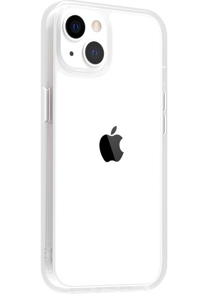 iPhone 14 Şeffaf Telefon Kılıfı 9h Harders Temsil Edilmiş Cam Arka Kapak Mat Tpu Çerçeve Koruyucu Kapak (Yurt Dışından)