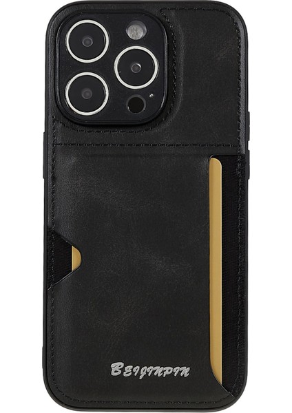 iPhone 14 Pro Max Shockproof Pu Deri+Tpu+Pc Koruyucu Kapak Kplus Yuvası Tasarımı Kesikli Kesikli Cep Telefonu Kılıfı- Gri (Yurt Dışından) fiyatları