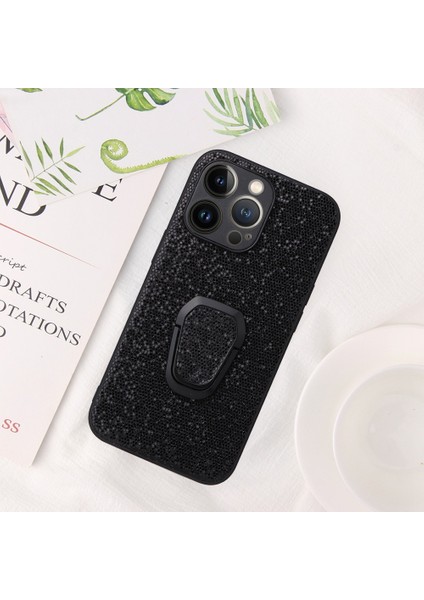 iPhone 14 Pro Max Pu Deri Kaplamalı Pc+Tpu Hibrit Kılıf Kickstand Şok Geçirmez Koruyucu Telefon Kapağı (Yurt Dışından) indirimleri