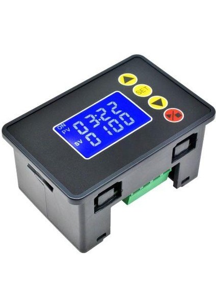 1.37" LCD Zaman Ayarlı Röle Modülü 24V