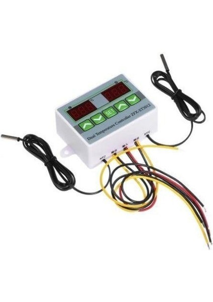 ZFX-ST3012 24V Çift Röle Çıkışlı Termostat - Sıcaklık Kontrol Cihazı fiyatları