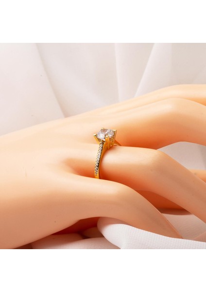 14 Ayar Altın Tektaş Yüzük indirimleri