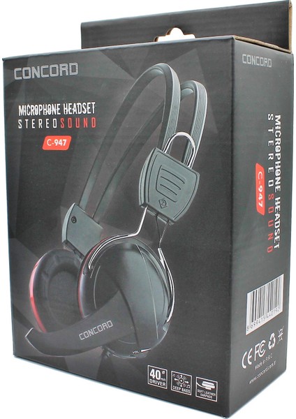 Kulaklık Mikrofonlu Oyuncu Gaming Stereoconcord C-947