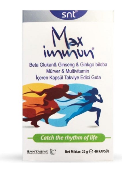 Max Immun Takviye Edici Gıda 40 Kapsül