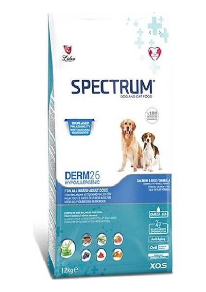 DERM26 Yetişkin Köpek Maması 12 kg
