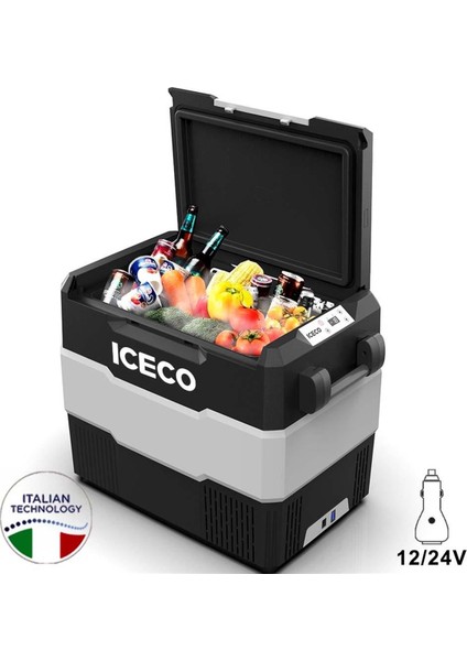 YCD60S 12/24VOLT 56 Litre Outdoor Kompresörlü Oto Buzdolabı