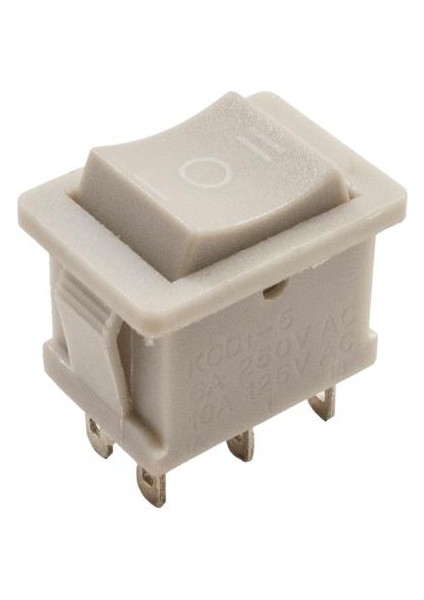 Kcd1-5 On-Off-On Anahtar 6-Pin - Gri