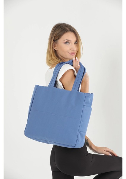 Indigo Puf Çanta