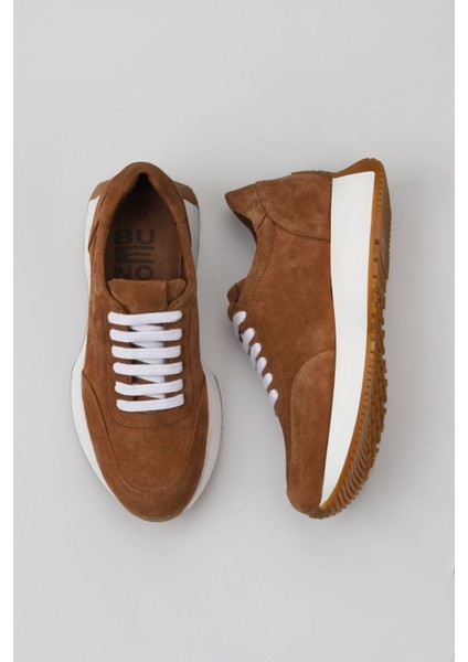 Taba Açık Süet Kadın Sneakers