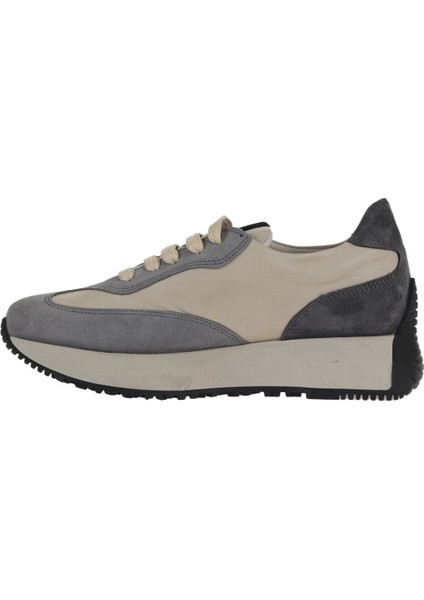 Gri Multi Deri Kadın Düz Dolgu Ayakkabı fırsatları