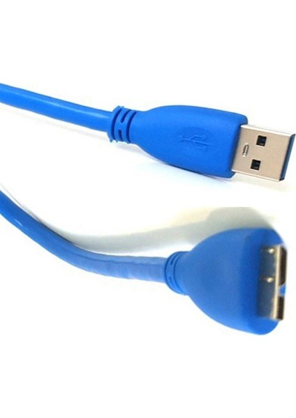 PM-12900 USB 3.0 MAVİ 30 CM DATA MICRO USB KABLOSU