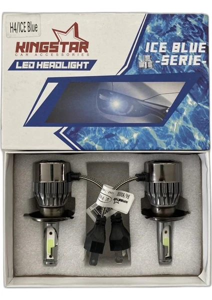 Kingstar H4 Buz Mavisi Headlight Xenon Far Ampul