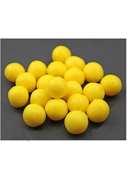 Yüzen Silikon Yem 1,4 cm Yellow 20 Pcs