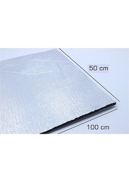 Alüminyum Folyolu 50X100CM KALINLIK:10MM Radyatör Petek Arkası Isı Yalıtım Izolasyon Levhası 3 Adet